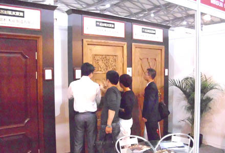 名杉整木家装出席第五届上海国际门业博览会