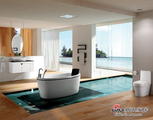 安华卫浴“安大略”整体卫浴空间：享受安大略湖畔生活的悠闲与自由